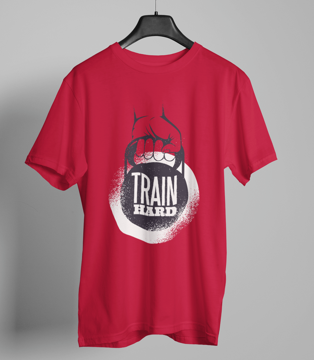 Train Hard Gym Motivation T-shirt