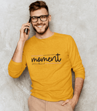 Full Sleeve  Printed Cotton T-shirt "Moment...."