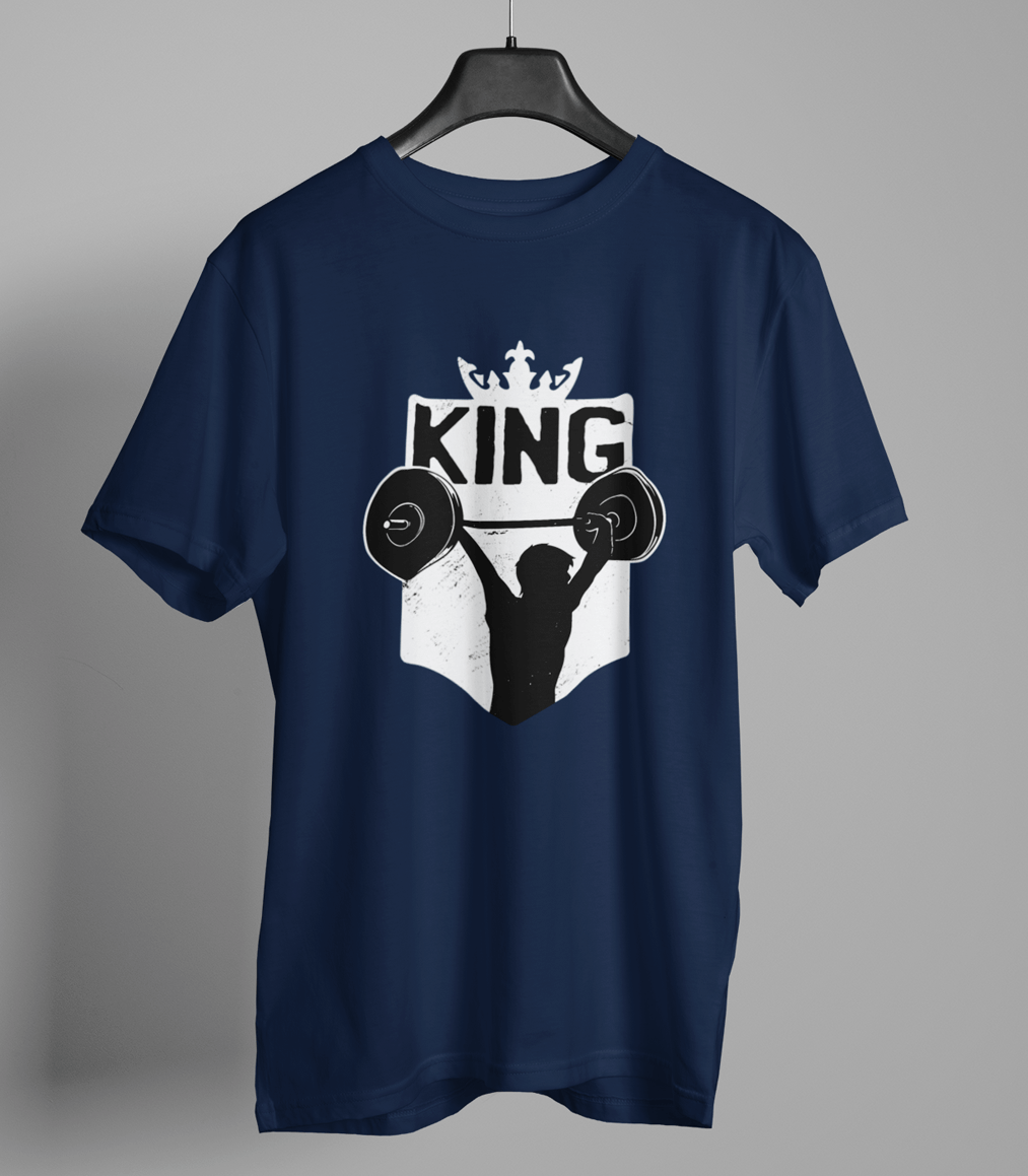 King of Workout Gym Motivation T-shirt