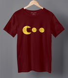 Funny Bitcoin Cryptocurrency Graphic T-shirt Maroon
