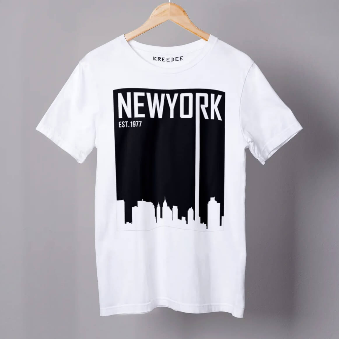 Newyork Half Sleeve Men's Cool & funky T-shirt