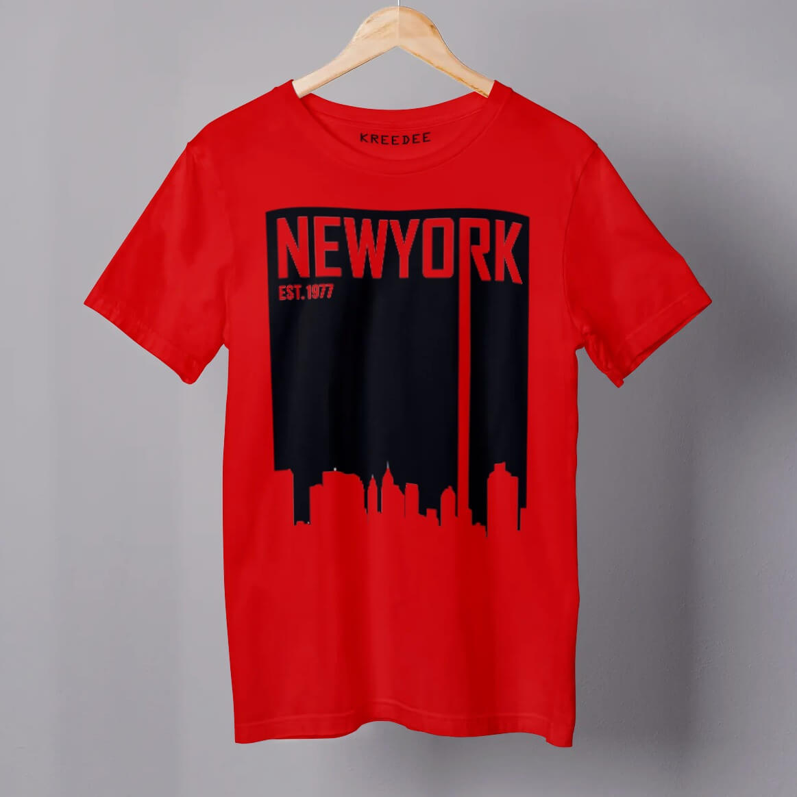 Newyork Half Sleeve Cotton Unisex T-shirt