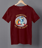 Dogecoin Half Sleeve Cotton Unisex T-shirt