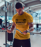 Workout Gym Motivational Half Sleeve Men's T-shirt