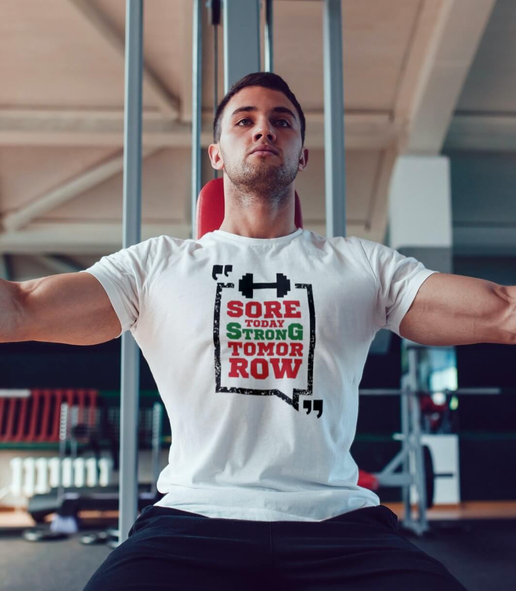 Sore Today Gym Motivational Men's Graphic T-shirt