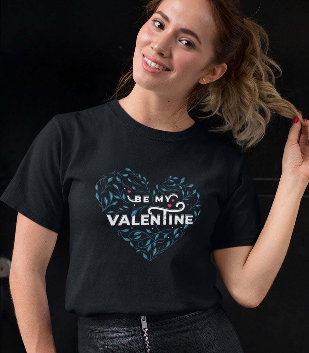 Be My Cute Valentine Cotton Unisex T-shirt