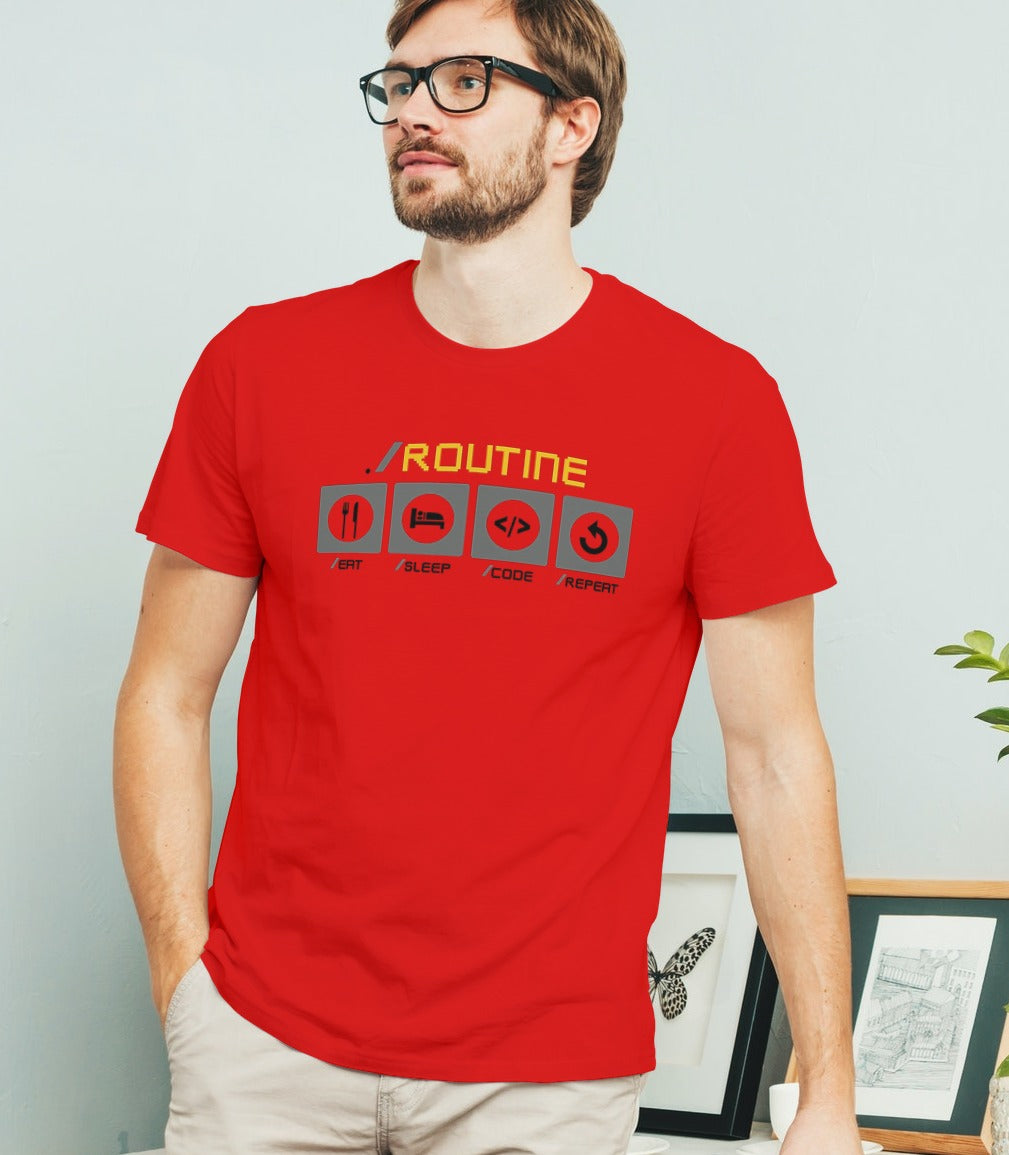 Funny Coding Half Sleeve Men's T-shirt
