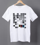 Abstract Square Grid Cool Men's T-shirt