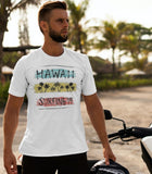 Surfing In Hawaai Half Sleeve Cotton Unisex T-shirt