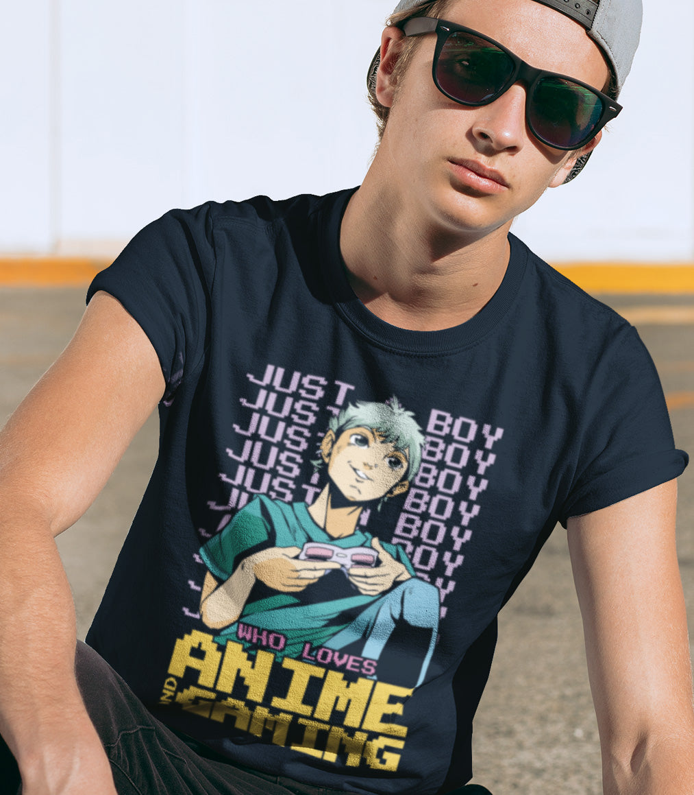 Who Loves Anime And Gaming T-shirt