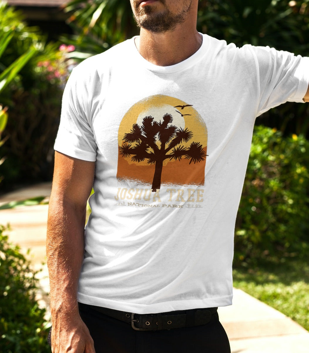Sunset Design Half Sleeve Cotton Unisex T-shirt