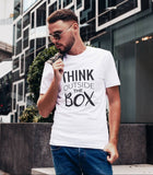 Think Outside The Box Half Sleeve Men's T-shirt