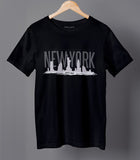 New York Skyline Half Sleeve Cotton Unisex T-shirt