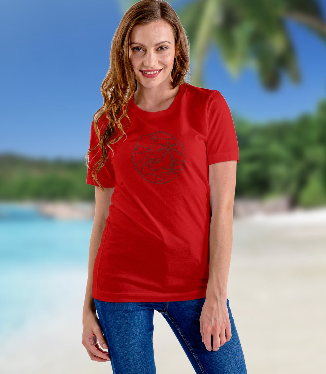 Beach Holiday Women's Boyfriend T-shirt