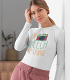 Full Sleeve Printed Cotton T-shirt Ek Kheech ke Dungi