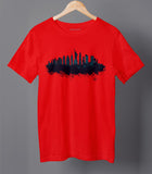 Cool New York Skyline Half Sleeve Men's T-shirt