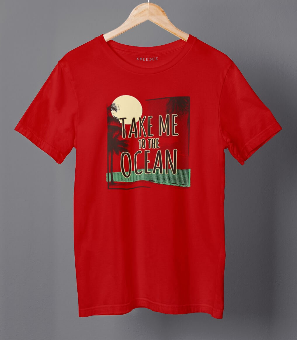 Take Me To Ocean Women's Boyfriend T-shirt