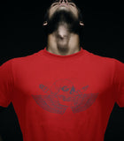 Skull Design Half Sleeve Cotton Unisex T-shirt