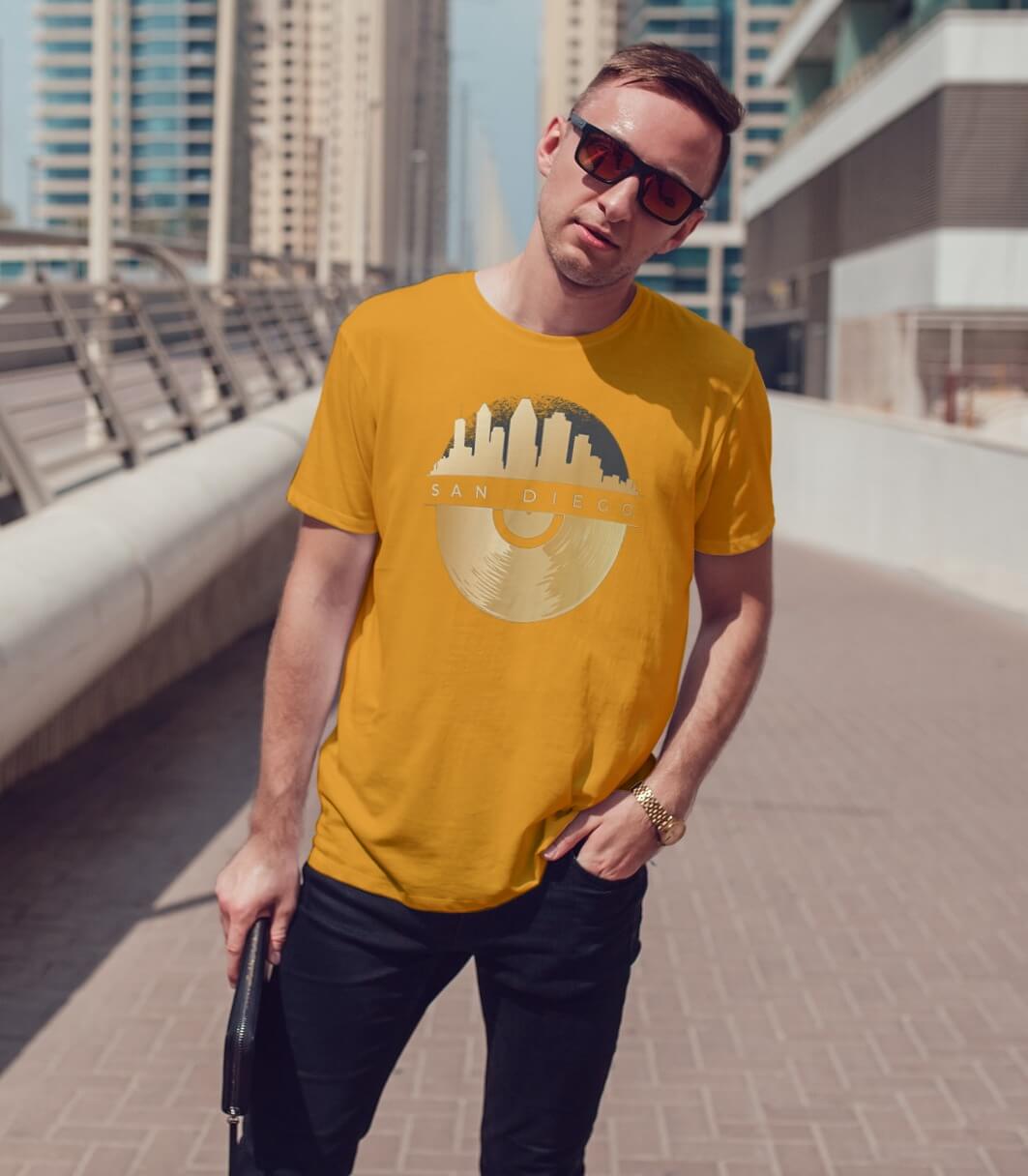 San Diego Half Sleeve Men's Funky T-shirt