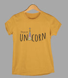 I Believe In Unicorn Graphic T-shirt For Girls