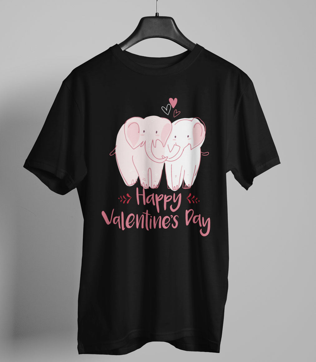 Cute Happy Valentine's Day Graphic T-shirt