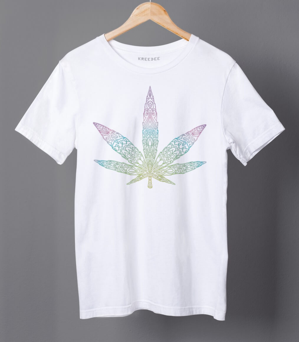 Beautiful Leaf Design Women's Boyfriend T-shirt