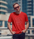 Bitcoin Logo Half Sleeve Cotton Unisex T-shirt