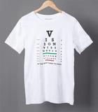 Eye Chart Half Sleeve Funny Cotton Unisex T-shirt