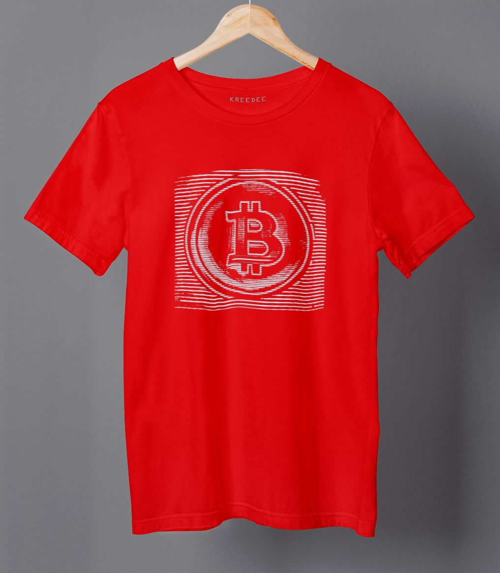 Bitcoin Logo Cryptocurrency Graphic T-shirt