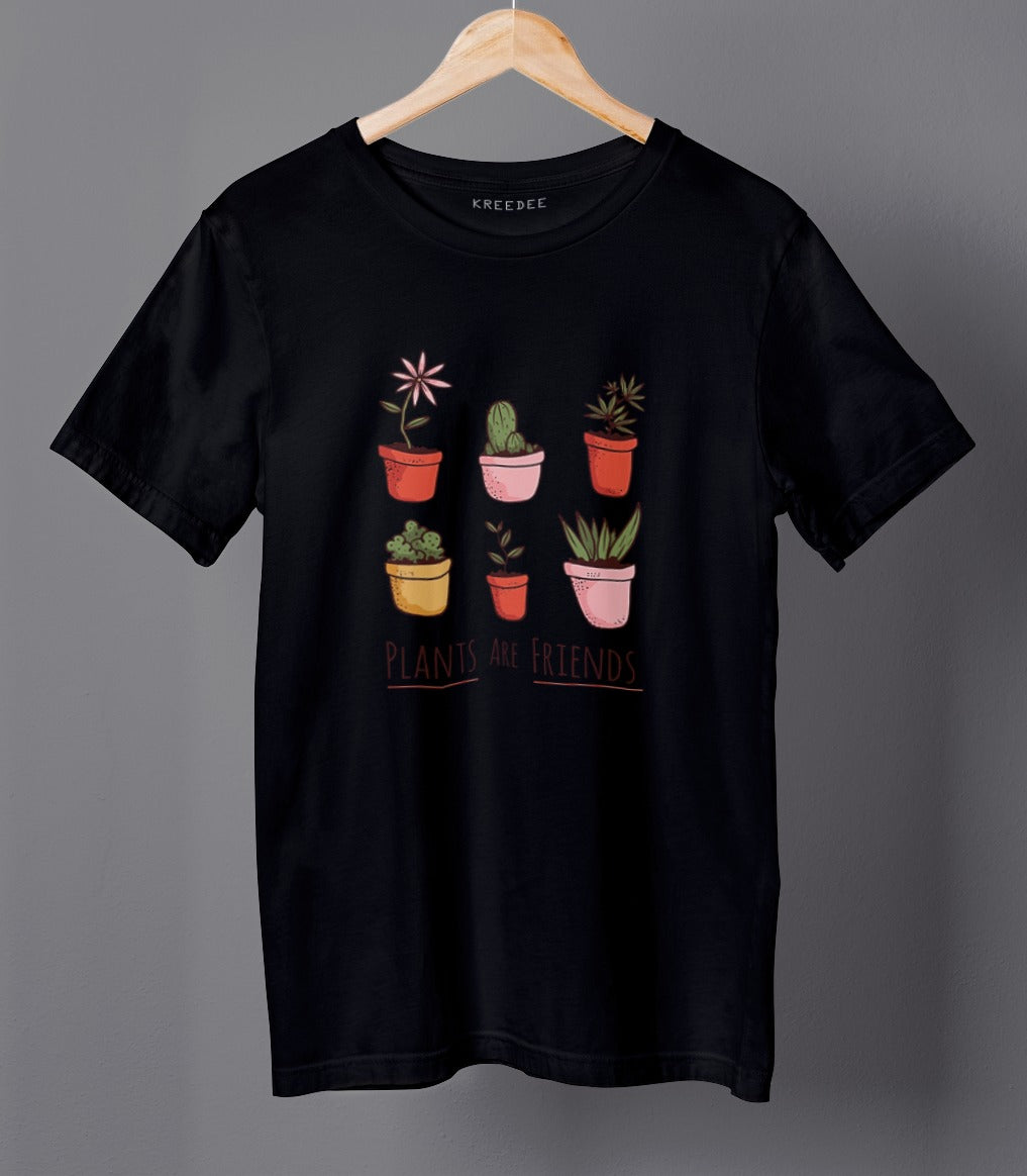 Plants For Life Vegan Half Sleeve Cotton Unisex T-shirt
