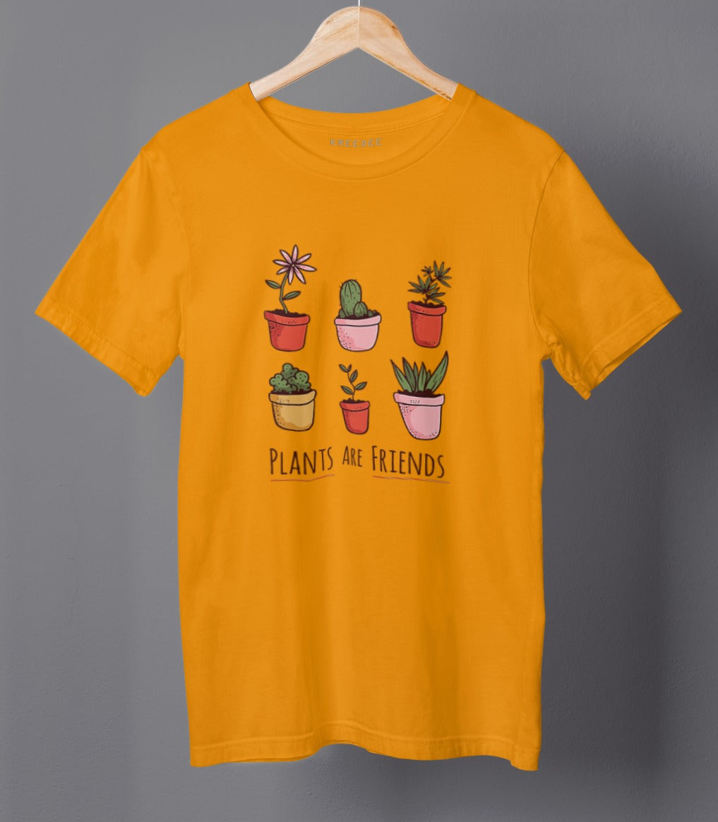 Plants For Life Vegan Half Sleeve Cotton Unisex T-shirt