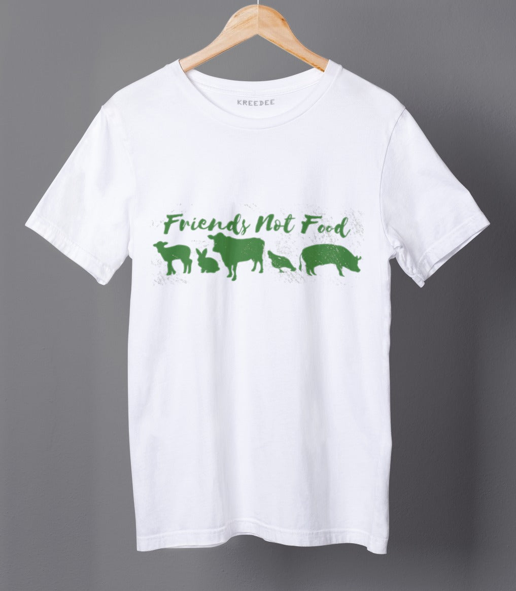 Friends Not Food Vegan Women's Boyfriend T-shirt