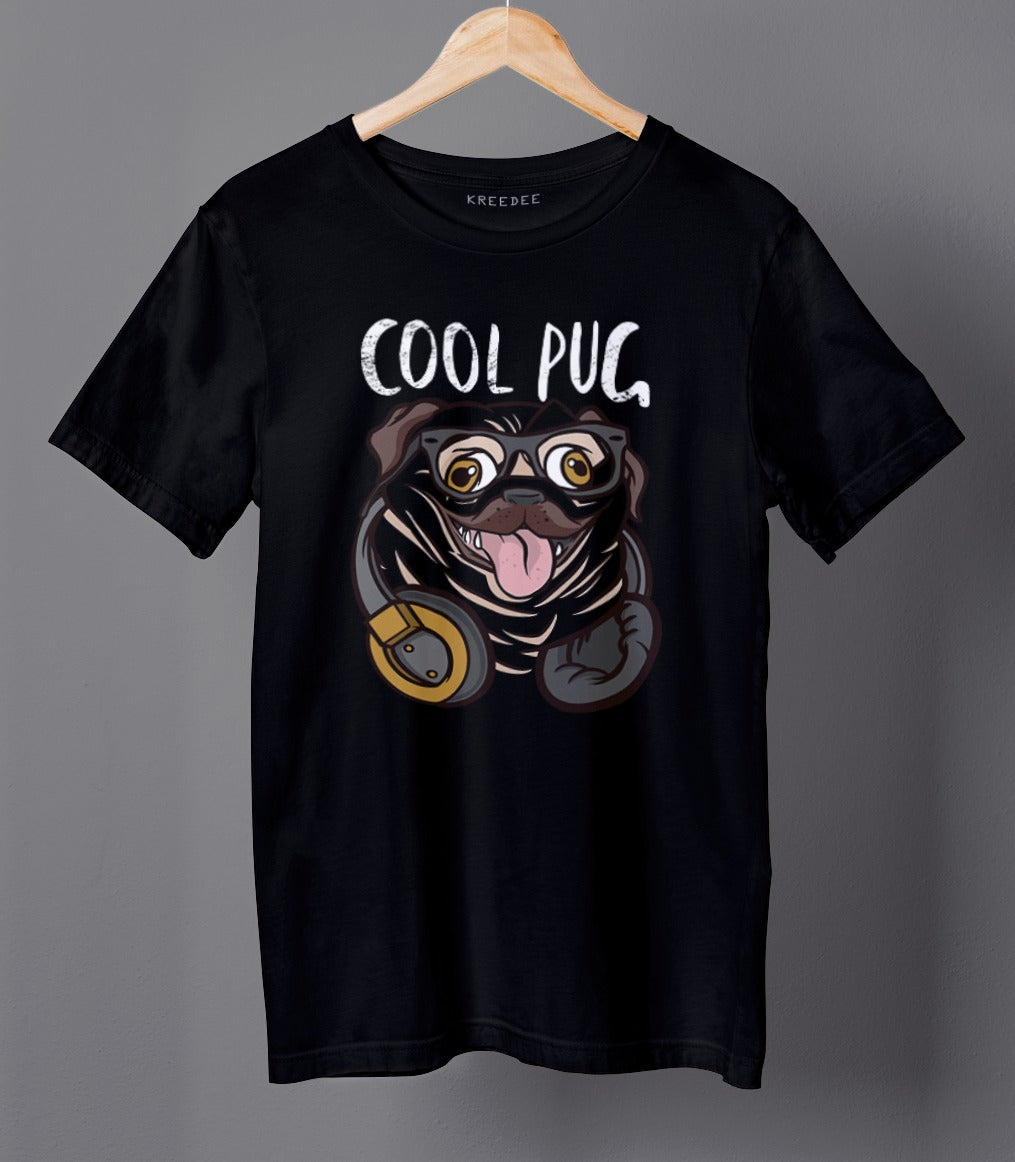 Cool Pug Half Sleeve Men's T-shirt