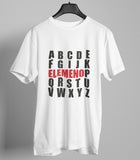 ABC Elemeno  Half Sleeve Cotton T-shirt