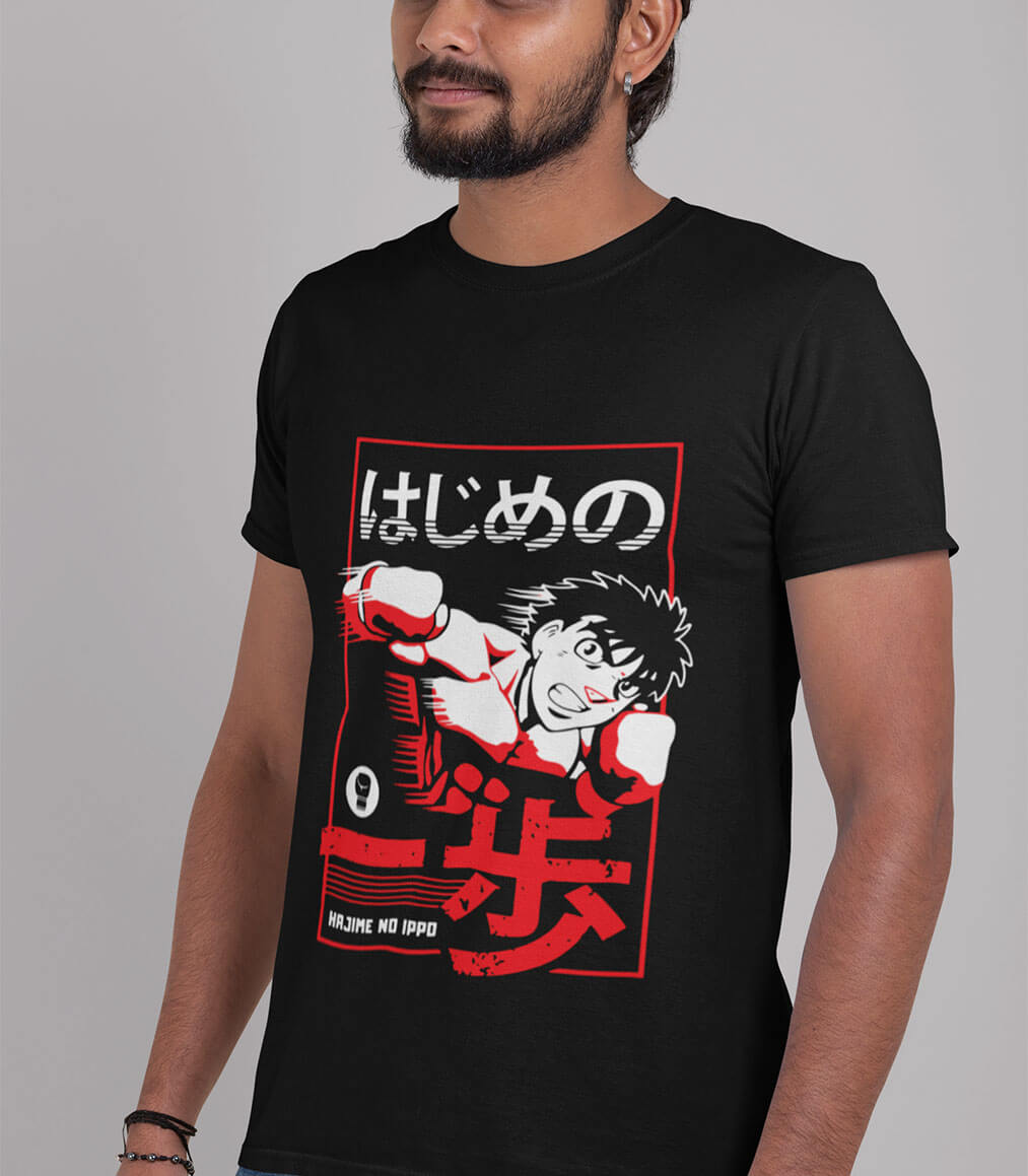 Hajime No Ippo Anime Graphic T-shirt