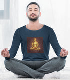 Full Sleeve Men's Yoga T-shirt Buddha Meditating