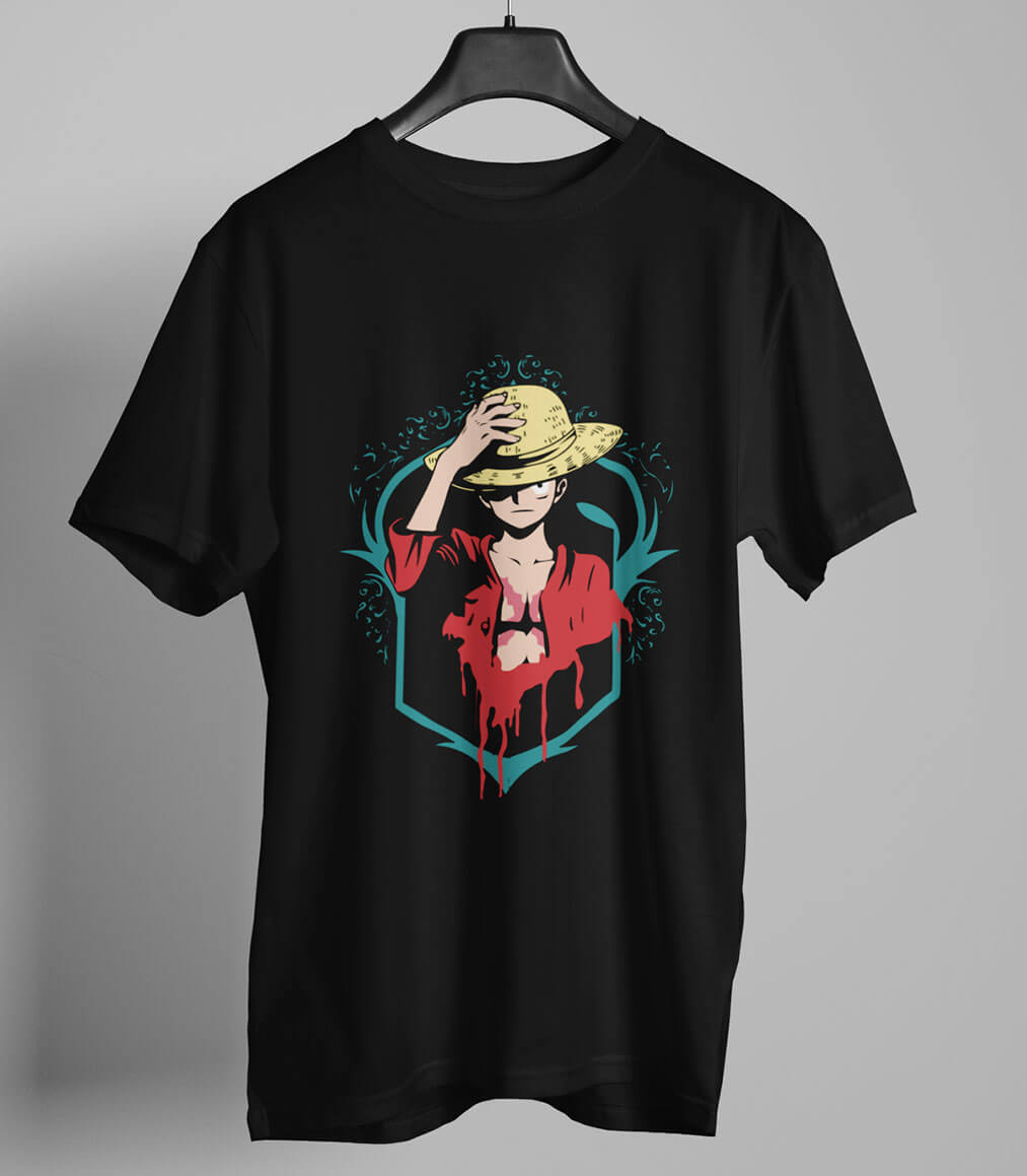 D. Luffy Anime Graphic T-shirt