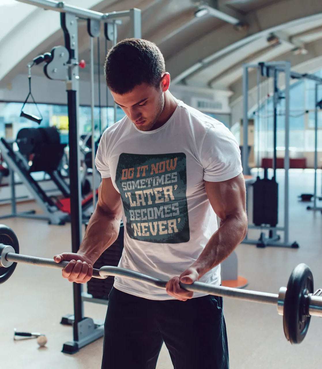 Do It Now Gym Motivational Men's T-shirt