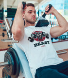 Beast Gym Motivational Graphic Men's T-shirt