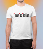 Invisible Funny Half Sleeve Cotton Unisex T-shirt
