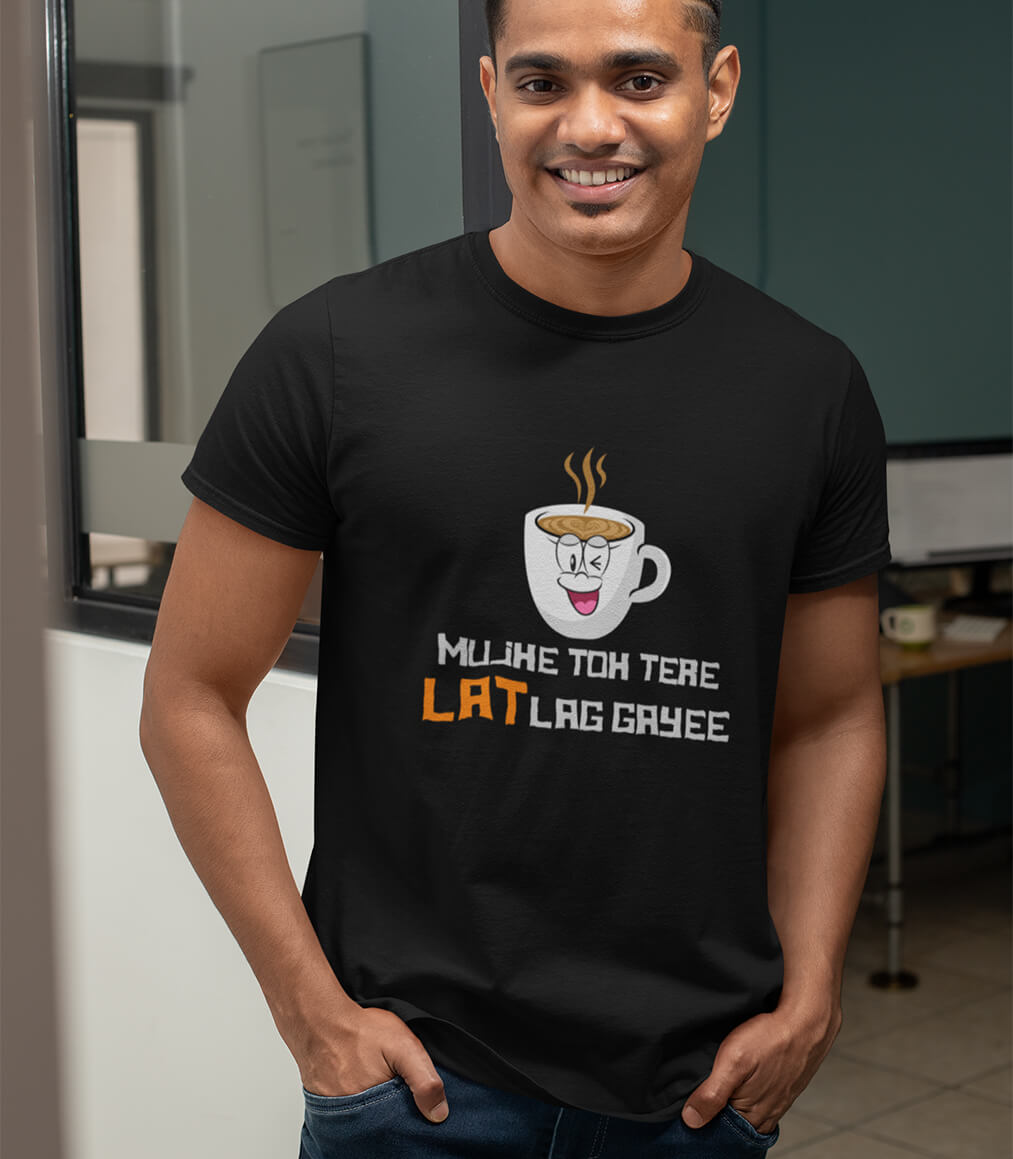 Lat lag Gayee Hindi Graphic T-shirt