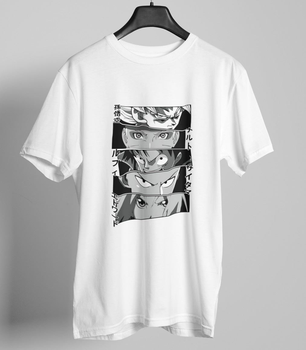 Many Faces Anime T-shirt