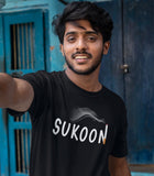 Sukoon Hindi Graphic Half Sleeve Cotton Unisex T-shirt