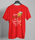 Yeh Kharche Half Sleeve Cotton Unisex T-shirt