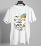 Yeh Kharche Half Sleeve Cotton Unisex T-shirt