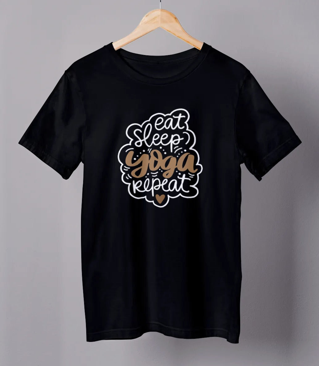 Eat Sleep Yoga Repeat Men's Yoga T-shirt