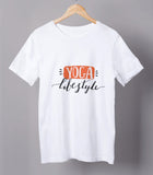 Yoga Lifestyle Half Sleeve Cotton Unisex Yoga T-shirt