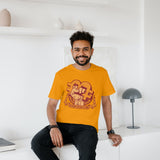 Bitcoin Revolution Cryptocurrency Graphic T-shirt Mustard Yellow colour