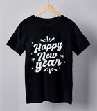 Happy New Year Cotton Unisex T-shirt