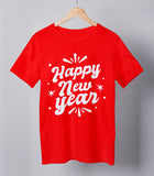 Happy New Year Cotton Unisex T-shirt